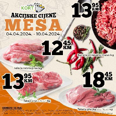 Akcijske cijene mesa u Kortu